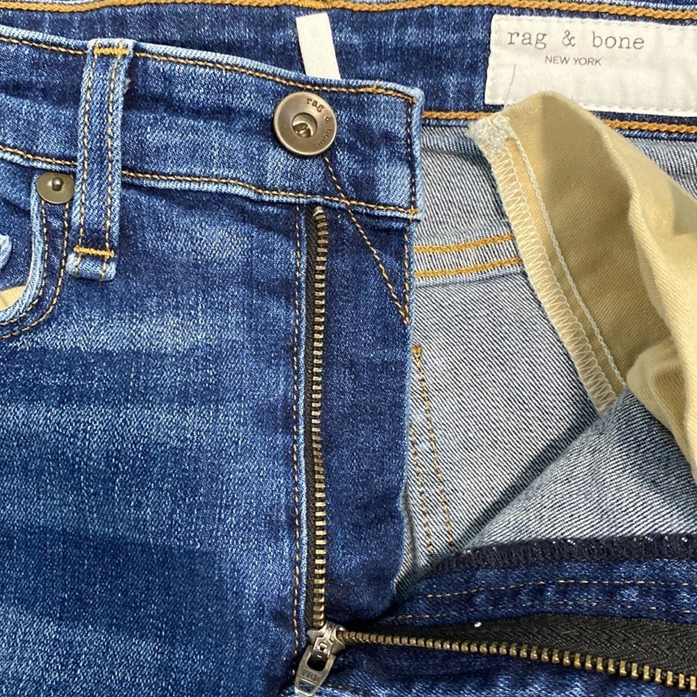 rag & bone Nina High-Rise Skinny Jeans in Irving 26 - Picture 9 of 12